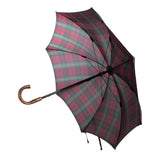 Tartan Polished Chestnut Storm Umbrella