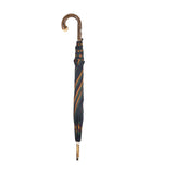 Polished Italian Chestnut With Knot Solid Stick Umbrella