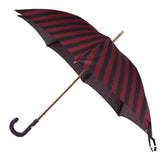 Ostrich Leather Handle Solid Stick Umbrella